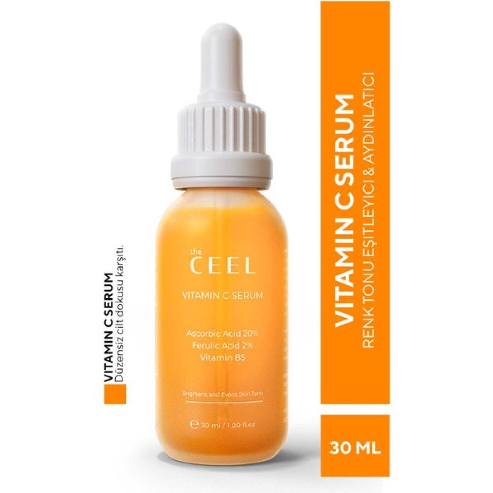 Leke Karşıtı Aydınlatıcı Vitamin C Serum Glutatyon, Ferulic Asit Ascorbic Asit 30 ml Anti-Aging / Yaşlanma Karşıtı Fiyatı