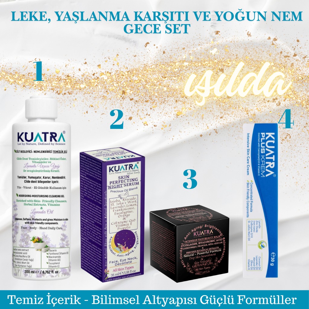 Leke, Yaşlanma Karşıtı ve Yoğun Nem Gece Set Doğal Içerik, Onarıcı Bakım, Yoğun Nem SSD / Solid State Drive Fiyatı