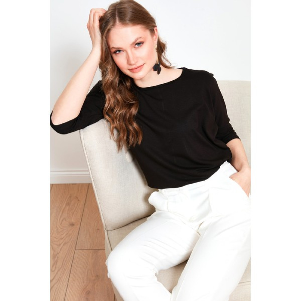 Lela Bisiklet Yaka Truvakar Kol Bluz Kadın Bluz 5861416Y Bluz Fiyatı