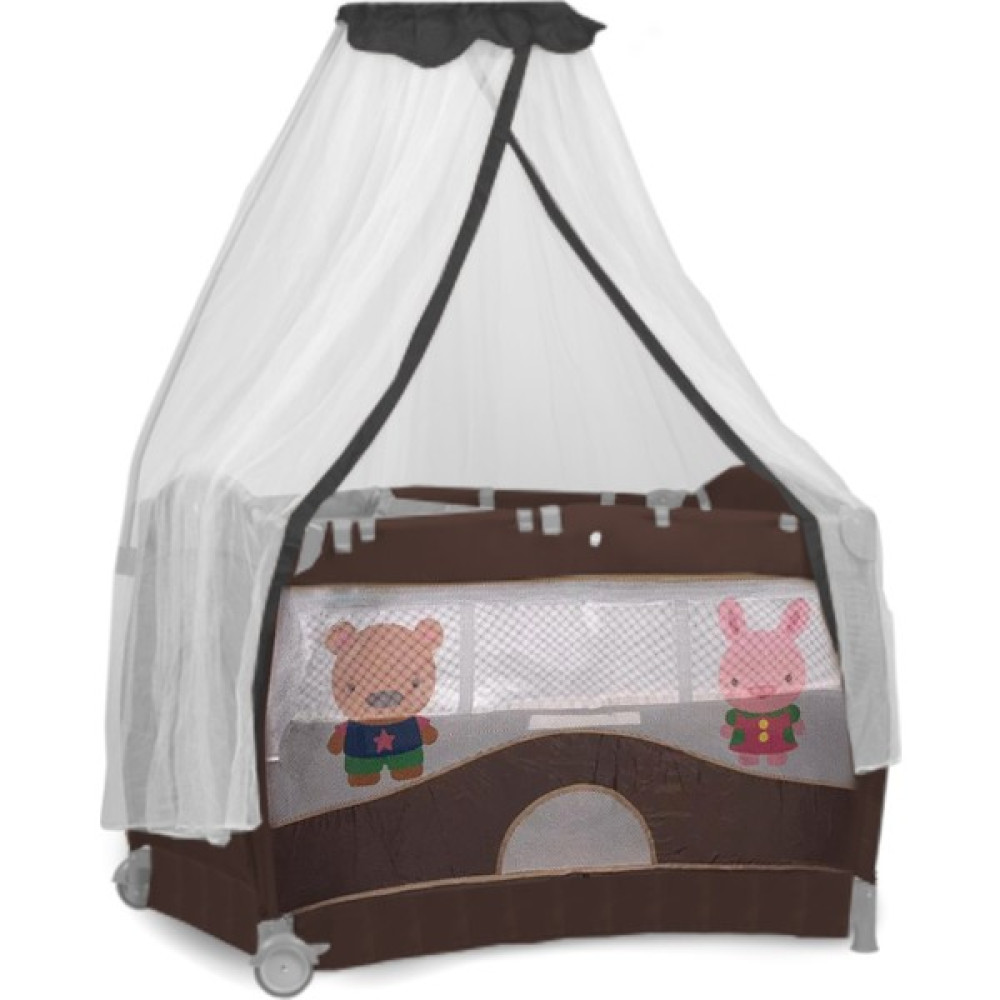 Lelebaby Cibinlikli Oyun Parkı Beşik 70 x 110 cm - Kahverengi Park Yatak / Oyun Parkı Fiyatı