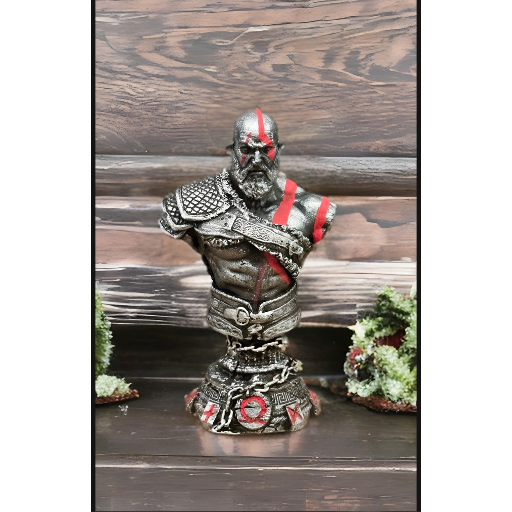 Lemonade Concept Elite Kratos 20CM Gümüş Eskitme Kırmızı Detay God Of War 4 Playstation- Pc Oyun Karakteri Polyester Figür 1 Adet Diğer Fiyatı