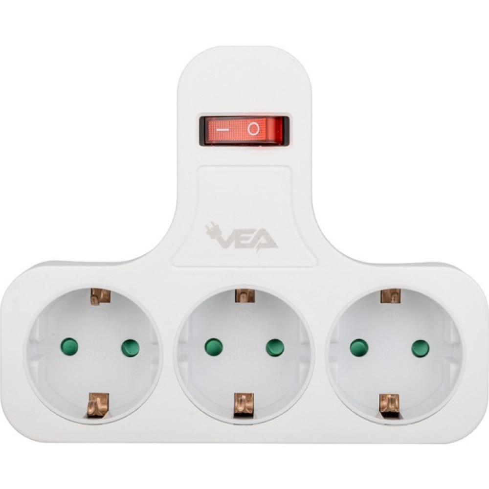 Lemra Vea VE-22418 16 Amper 3500 Watt Anahtarlı 3'lü Priz Prizler Fiyatı