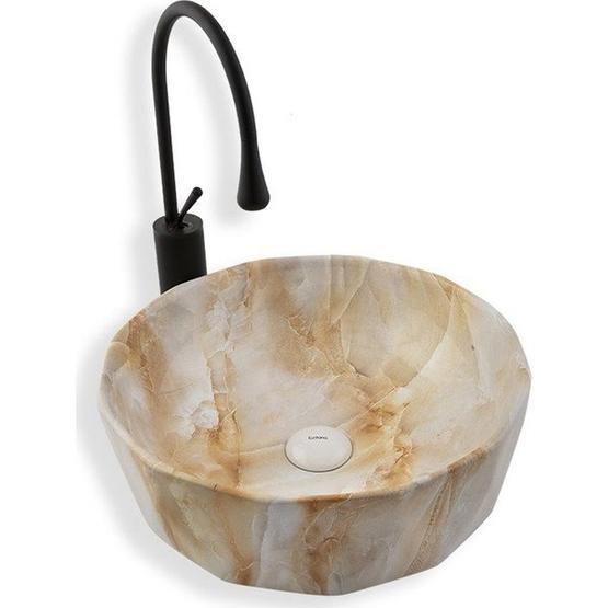 Lena E-2110M2 Tezgah Üstü Porselen Lavabo