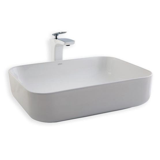 Lena E-4619 Tezgah Üstü Porselen Lavabo