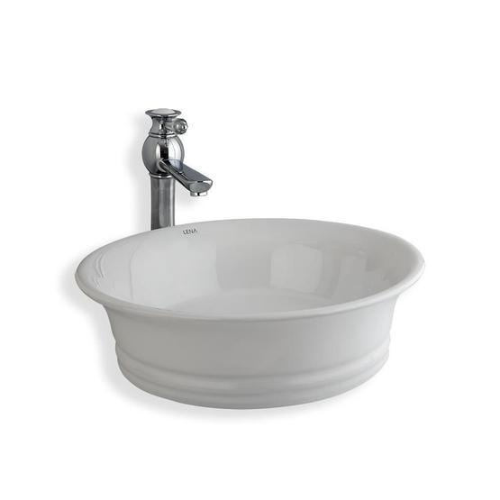 Lena E-4801 Tezgah Üstü Porselen Lavabo