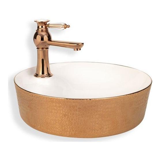 Lena E-5001R Tezgah Üstü Özel Seri Porselen Lavabo