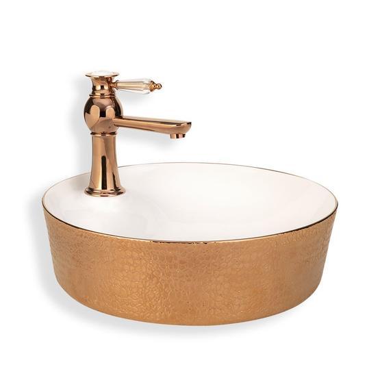 Lena E-5001R Tezgah Üstü Özel Seri Porselen Lavabo Lavabo Fiyatı