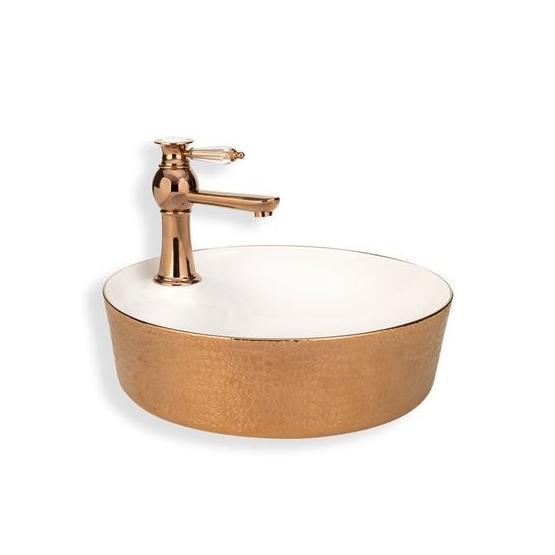 Lena E-5001R Tezgah Üstü Özel Seri Porselen Lavabo