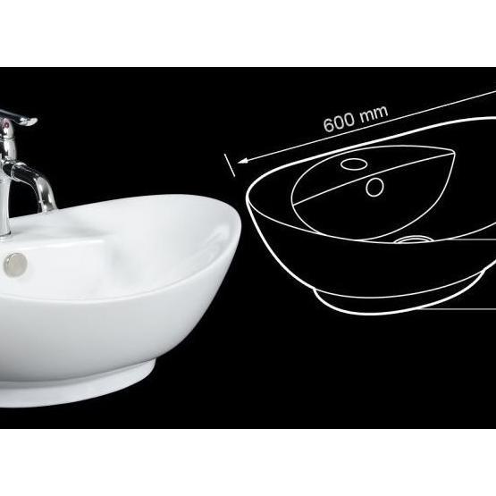 Lena E-5080 Tezgah Üstü Porselen Lavabo