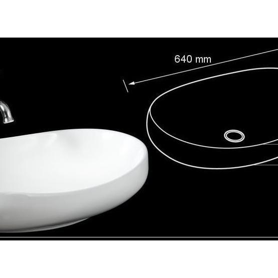 Lena E-5257 Tezgah Üstü Porselen Lavabo