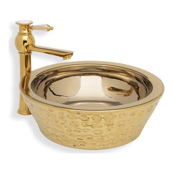Lena E-8103 Tezgah Üstü Porselen Lavabo