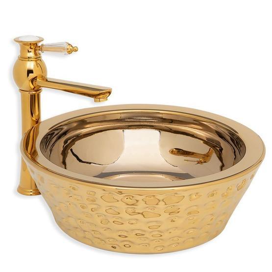 Lena E-8103 Tezgah Üstü Porselen Lavabo
