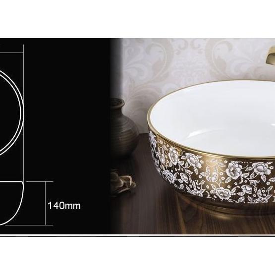 Lena E-8115 Tezgah Üstü Porselen Lavabo