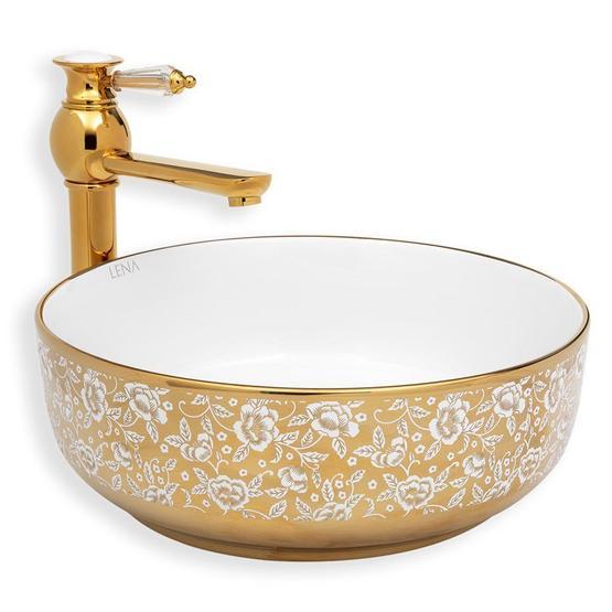 Lena E-8115 Tezgah Üstü Porselen Lavabo Lavabo Fiyatı