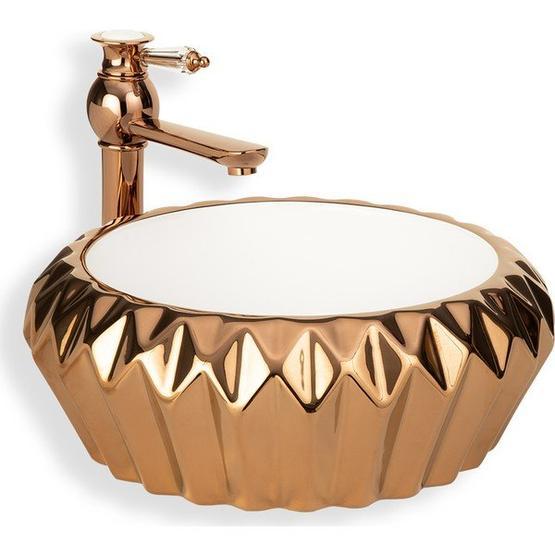 Lena E-8333 Tezgah Üstü Porselen Lavabo