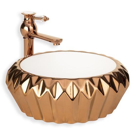 Lena E-8333 Tezgah Üstü Porselen Lavabo