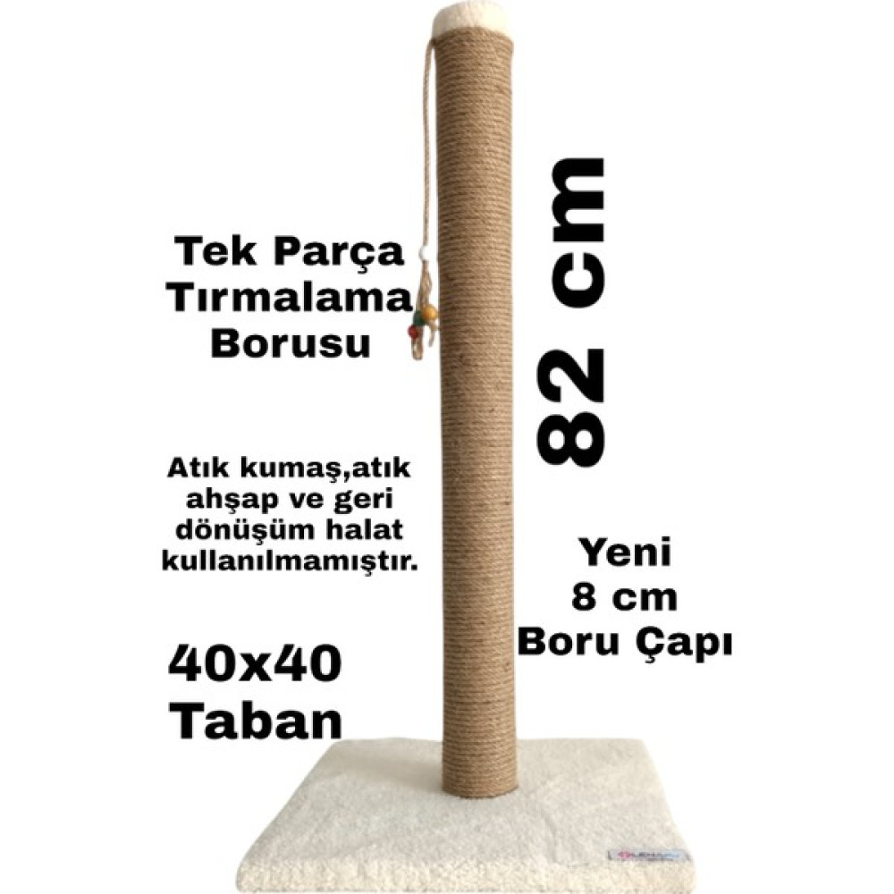 Lena Pet Kedi Tırmalama Tahtası 82CM Ekru Evcil Hayvan Ürünleri Fiyatı