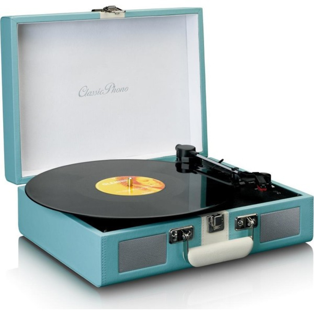 Lenco Classic Phono TT-110 Mavi Hoparlörlü Bluetoothlu Pikap Plak Çalar Pikap & Aksesuarları Fiyatı