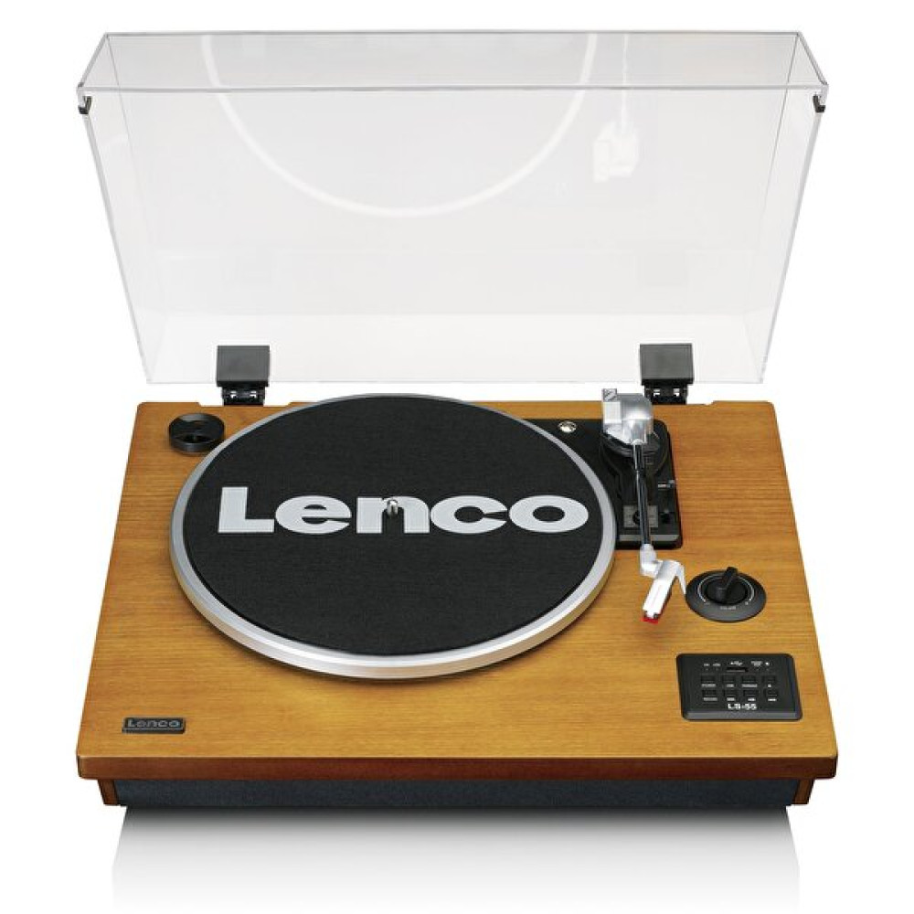Lenco Ls-55Wa Dahili Hoparlörlü Bluetooth Ahşap Açık Kahverengi Pikap Pikap & Aksesuarları Fiyatı