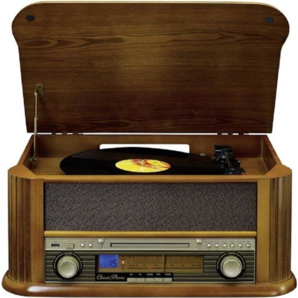 Lenco TCD-2550 Retro Usbli Radyolu CD Kasetli Pikap Plak Çalar Pikap & Aksesuarları Fiyatı
