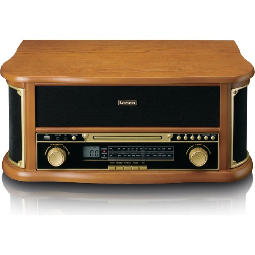 Lenco TCD-2551WD - Ahşap Retro Bluetooth Pikap Pikap & Aksesuarları Fiyatı