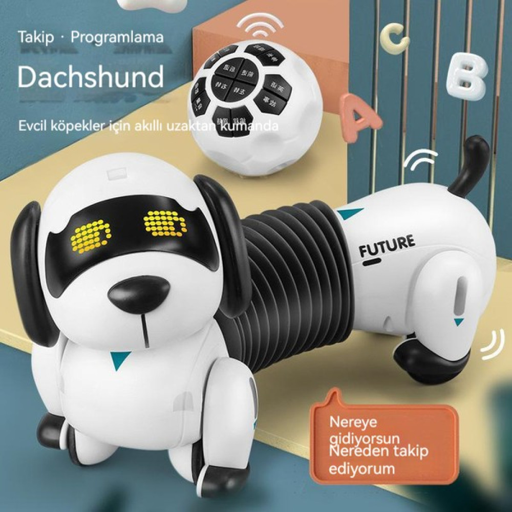 Leneng Biyonik Akıllı Robot Köpek Programlama Dublör Simülasyon Uzaktan Kumanda Elektrikli Oyuncak Köpek (Yurt Dışından) - Beyaz Eğitici Oyuncak Fiyatı