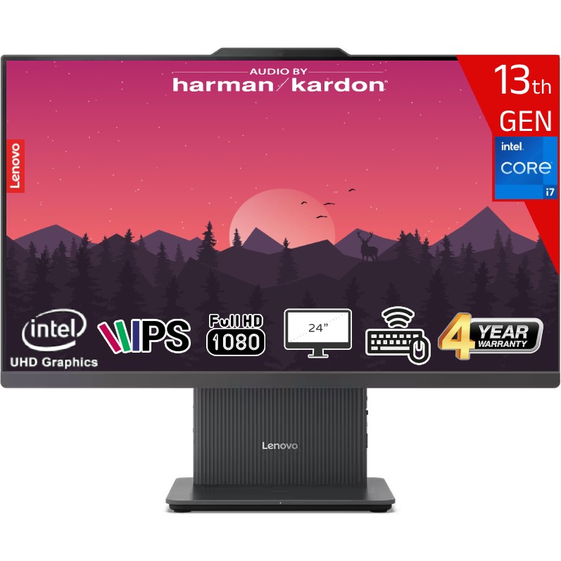 Lenovo Ideacentre Aıo 24IRH9 Intel Core I7-13620H 16 GB Ram 512 GB SSD Intel UHD Graphics 23.8 Fhd IPS Freedos F0HN00E6TR-16512 Kablosuz Klavye+Mou... Masaüstü Bilgisayar Fiyatı