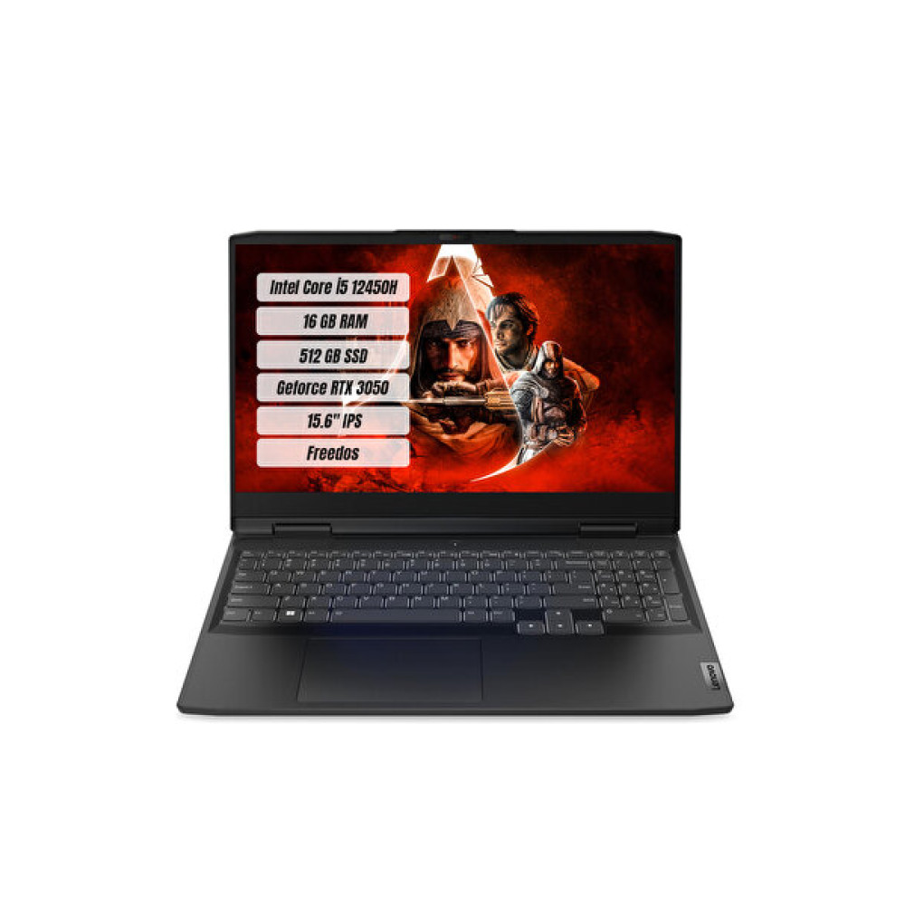 Lenovo IdeaPad Gaming 3 82S9015Vtx Intel Core i5-12450H 15.6" 16 GB RAM 512 GB SSD Rtx3050 IPS FreeDOS Taşınabilir Bilgisayar Dizüstü Bilgisayar Fiyatı