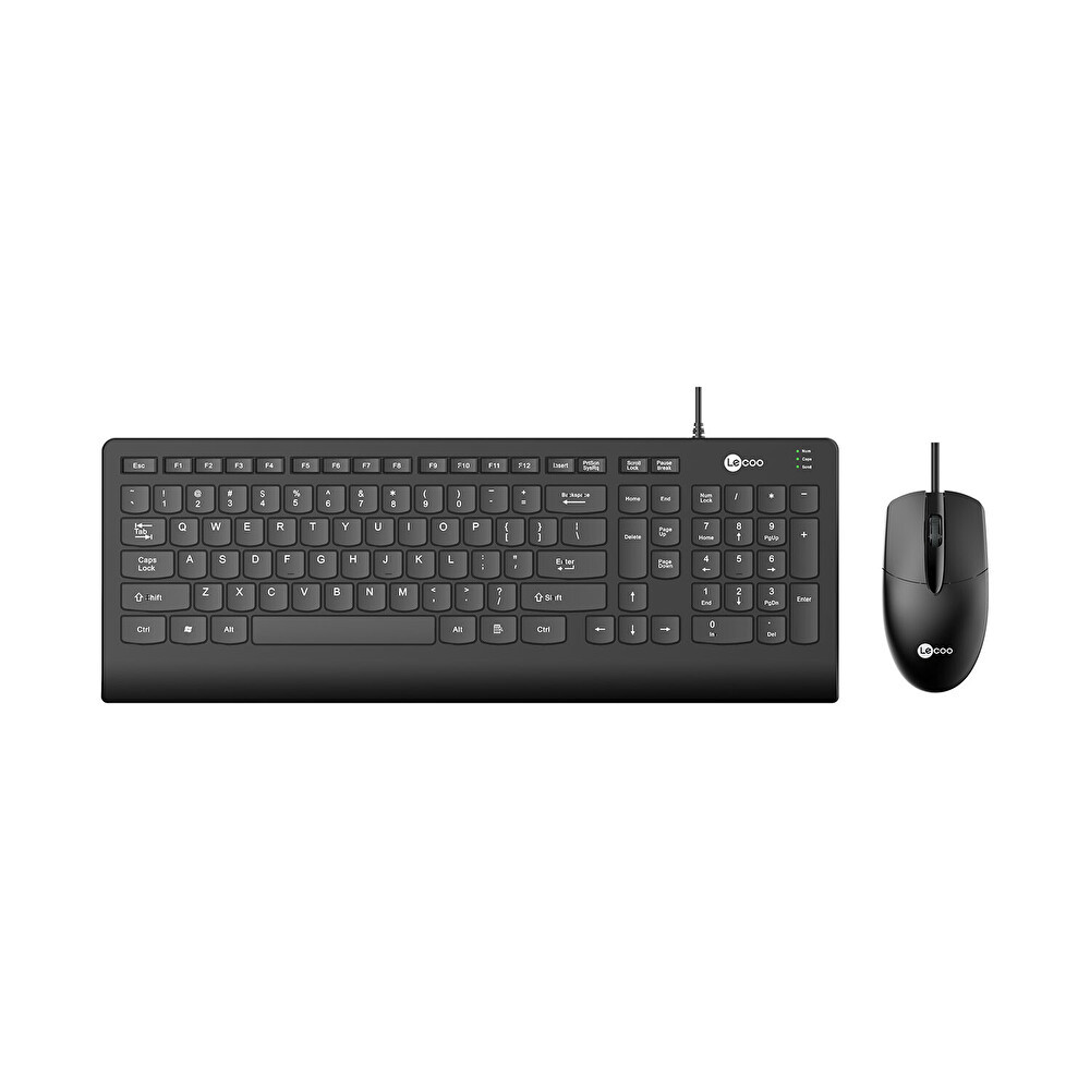 Lenovo Lecoo Cm103 Usb Kablolu Türkçe Q Klavye & Mouse Set Siyah Çevre Birimleri Fiyatı