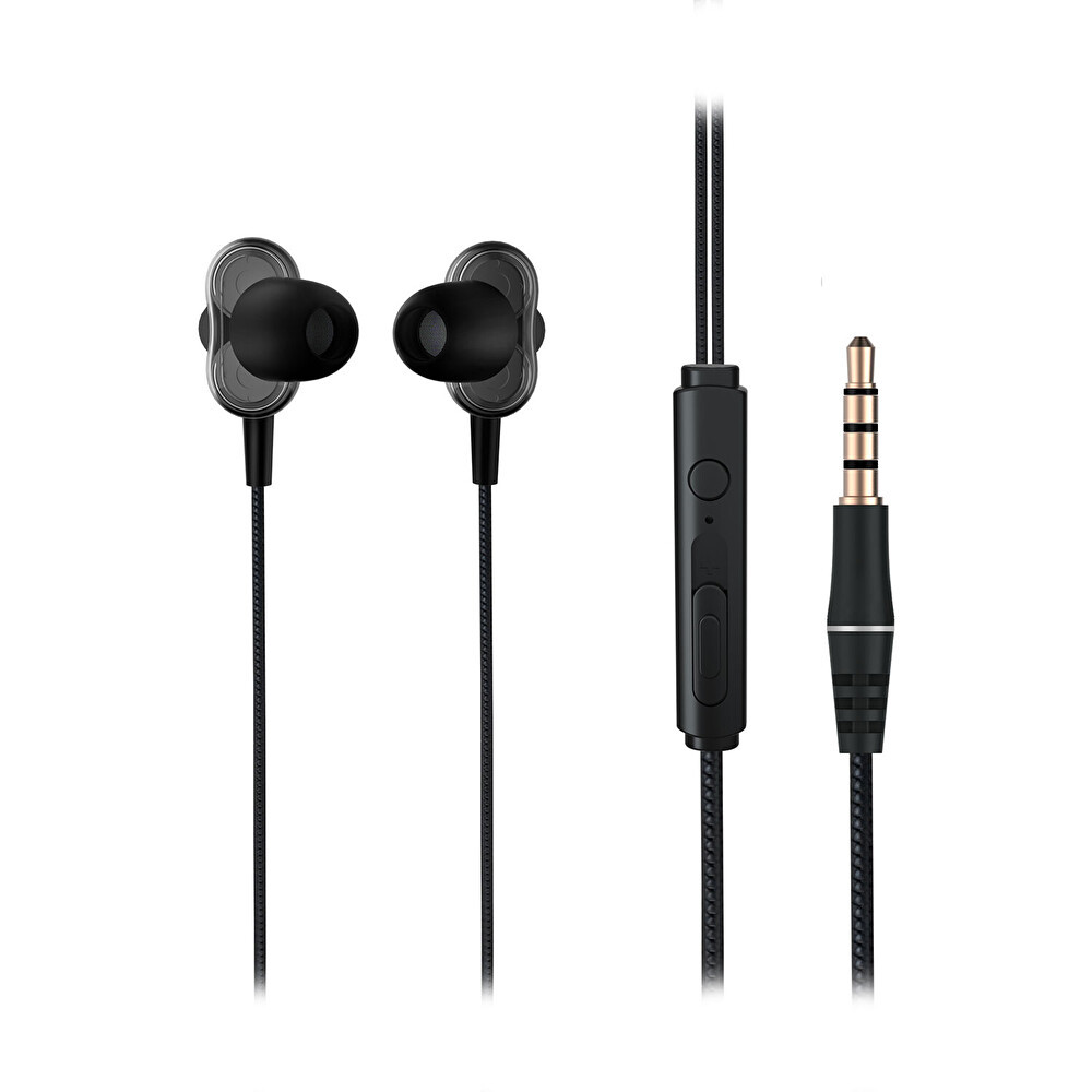 Lenovo Lecoo Eh102 3.5mm Jacklı Kulak İçi Mikrofonlu Dual Driver Kulaklık Siyah Kulak İçi Kulaklık Fiyatı