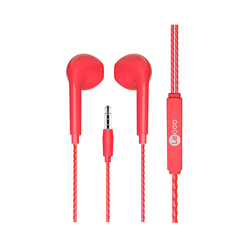 Lenovo Lecoo Eh104r 3.5mm Jacklı Kulak İçi Mikrofonlu Kulaklık Kırmızı Kulak İçi Kulaklık Fiyatı