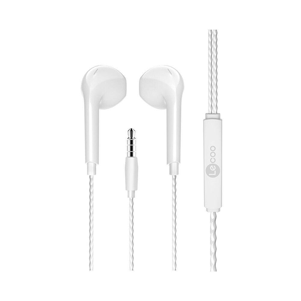 Lenovo Lecoo Eh104w 3.5mm Jacklı Kulak İçi Mikrofonlu Kulaklık Beyaz Kulak İçi Kulaklık Fiyatı