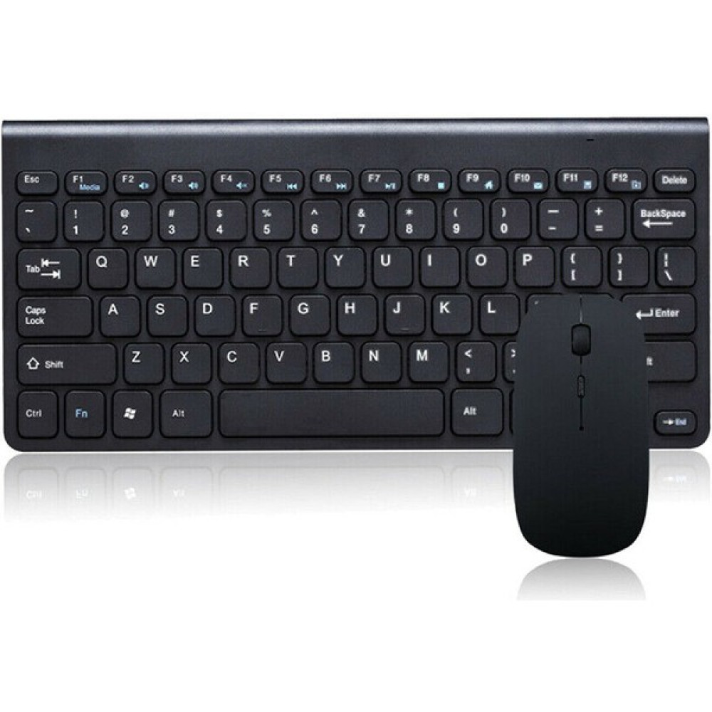 Lenovo Tab 2 A10-30F Uyumlu Kablosuz Taşınabilir Wireless Klavye Mouse Set 2.4 Ghz Siyah Klavye - Mouse Fiyatı