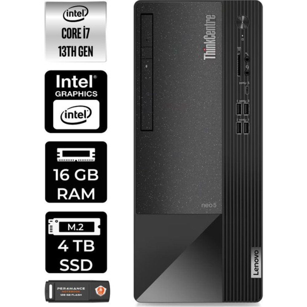 Lenovo Thinkcentre Neo 50T Intel Core I7 13700 16GB 4tb SSD W11H 12JD0008TR Masaüstü Bilgisayar & Per4 USB Bellek 12JD0008TRP365 Oto Boyaları Fiyatı