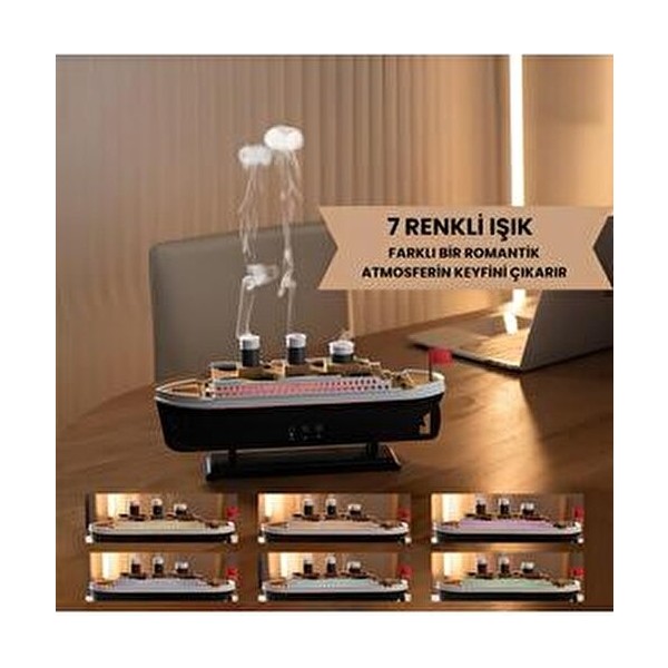 Lensun Nomtekno/titanik Gemi Oda Hava Nemlendirici Siyah Renkli 7 Işık Özelliği ile Estetik Tasarım SSD / Solid State Drive Fiyatı