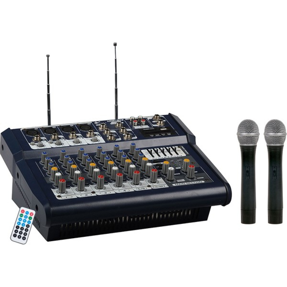 Lentus Lnt-800M 2X400W Usb-Bt Çift El Kablosuz Mikrofonlu Power Mıxer Oto Boyaları Fiyatı