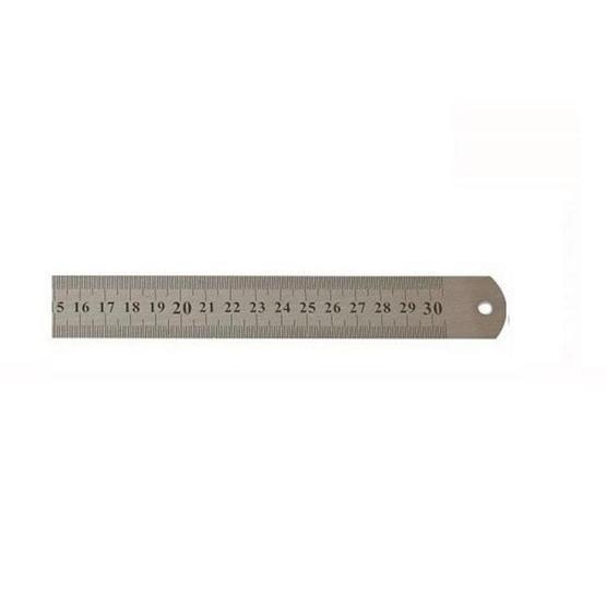 Leo 300x25 mm Çift Taraflı Çelik Cetvel
