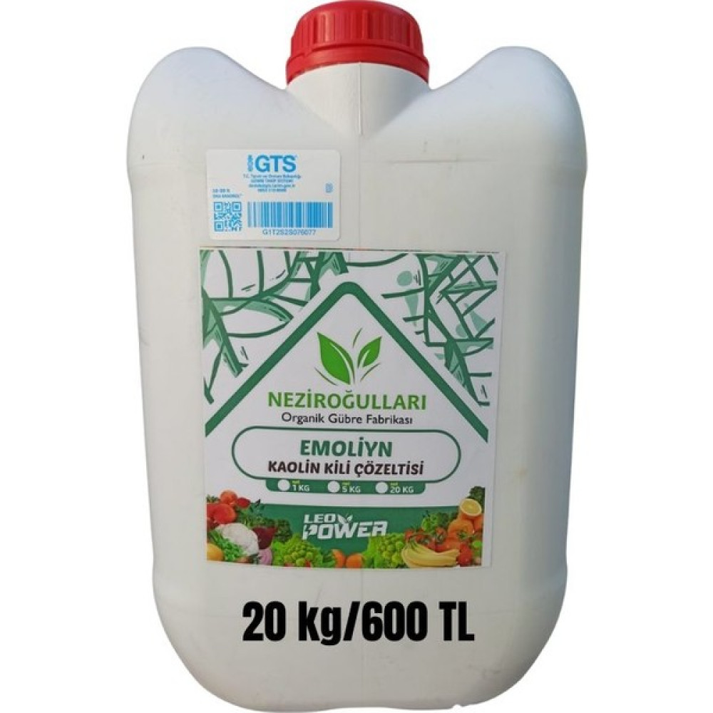 Leo Power 20 kg Kaolin Kili Çözeltisi (Güneş Yanığından Kışın Don"dan Korur) Bitki Fiyatı