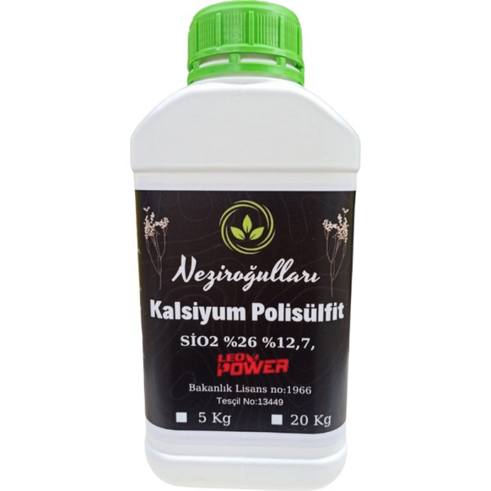 Leo Power 5 kg Kalsiyum Polisülfit (Bit,külleme,küf, Karaleke,ölü Kol Vs) Gübre Fiyatı