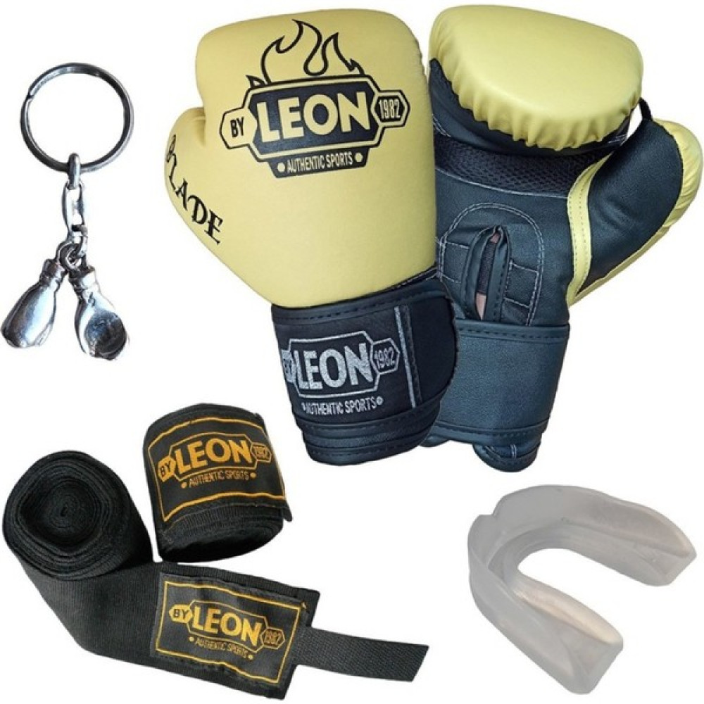 Leon Boks Eldiveni - 10 oz - Sarı - Siyah Oto Boyaları Fiyatı