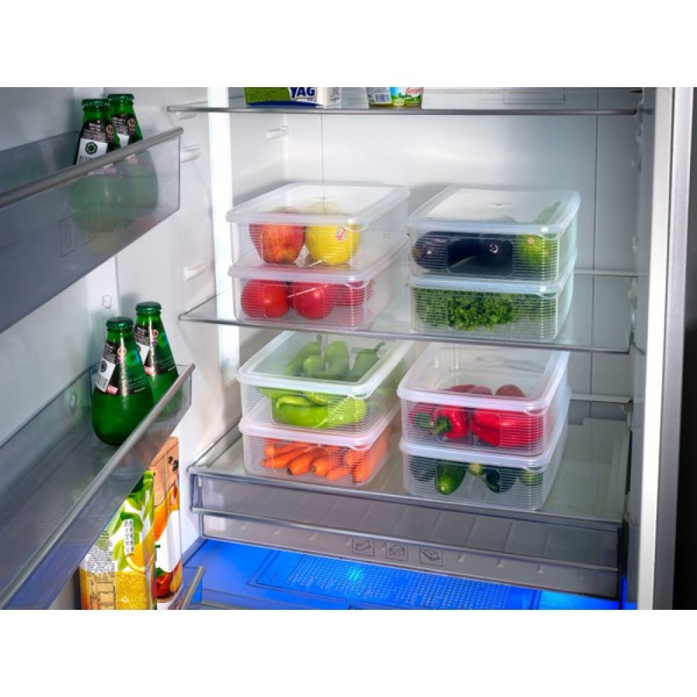 Leon Life 6 Adet Büyük Boy Dikdörtgen Erzak Saklama Kabı Seti 3,5 Lt - Şeffaf - Difriz ve Mikrodalga Saklama Kapları Fiyatı