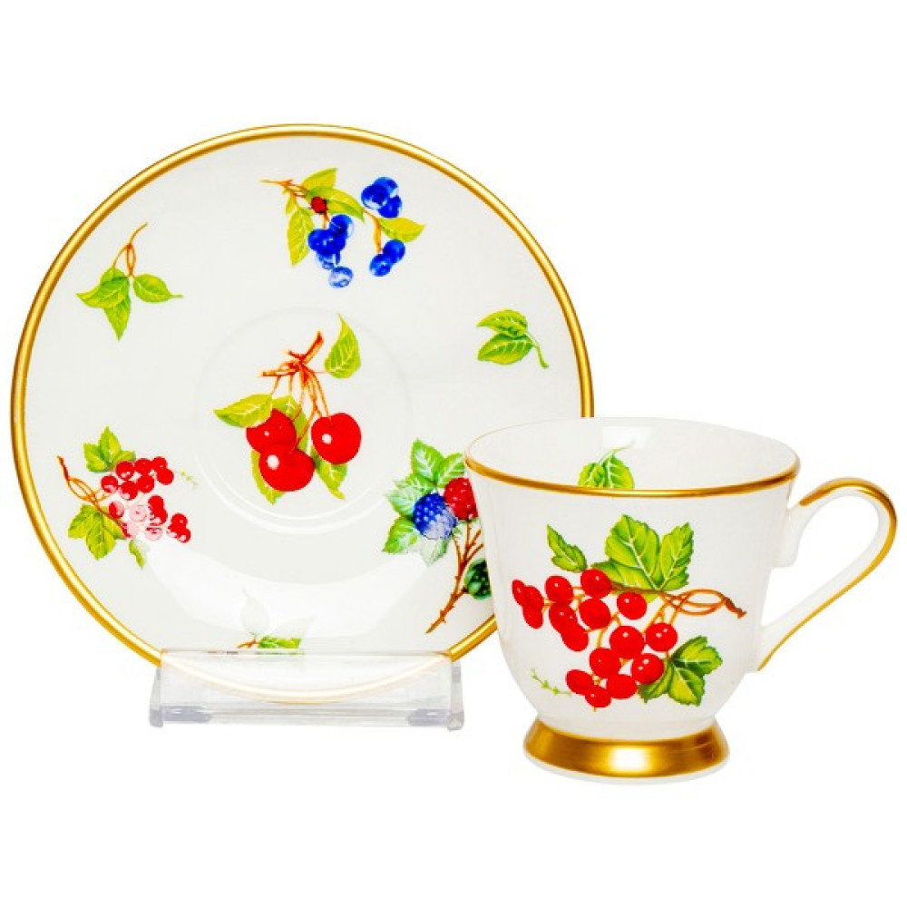 Leonarte Casa Fruit Garden Tek Kişilik Kahve Fincan ve Tabağı - 1 Adet - Renkli - 100 ml Fincan / Bardak / Kahve Takımı Fiyatı