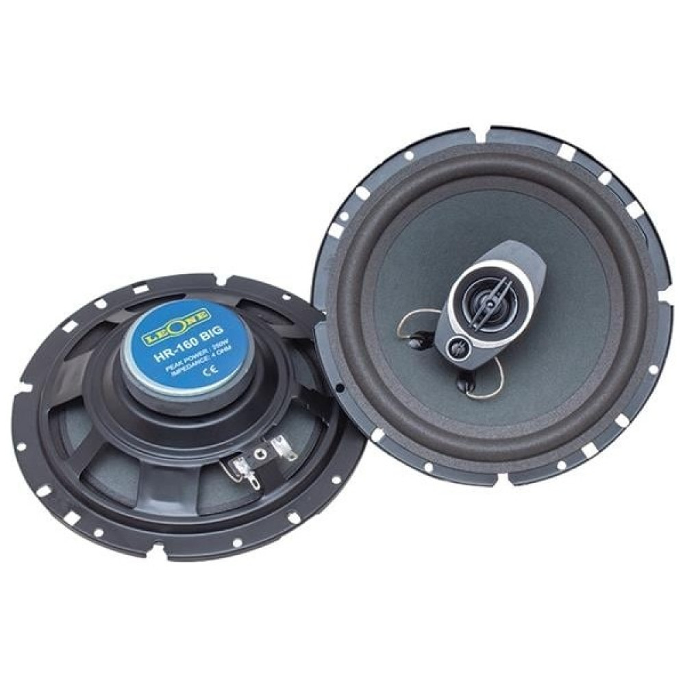 Leone HR-160BIG 16 cm 250 Watt Max 125 Watt Rms 3 Yollu 2li Takım Kutulu Oto Hoparlör Oto Boyaları Fiyatı