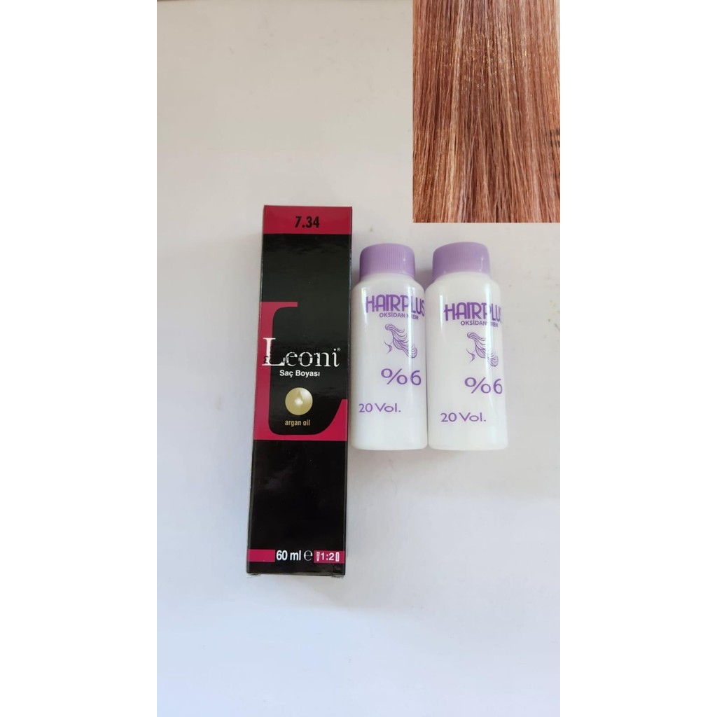 Leoni Saç Boyası 7.34 Işıltılı Çikolata Kahve+2 Adet Oksidan Saç Boyası Fiyatı