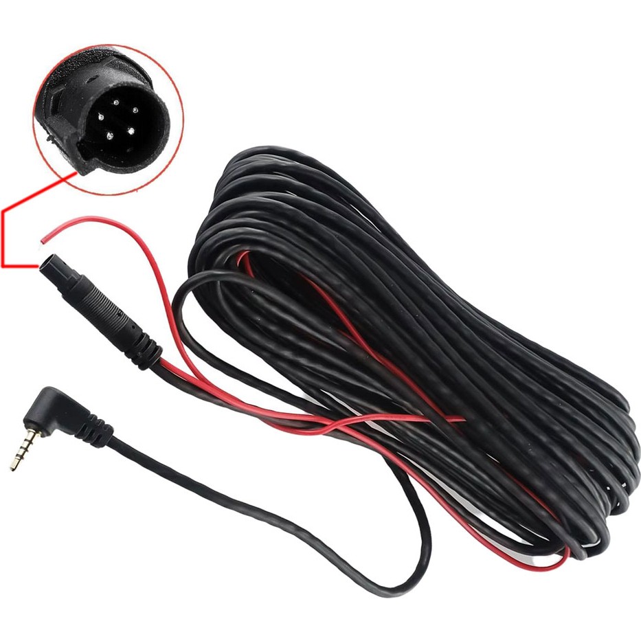 Leonpro 2.5mm Trrs Jak Konnektörü 5 Pin Araç Geri Görüş Kamerası Uzatma Kablosu 10M - Siyah - 1 Diğer Fiyatı