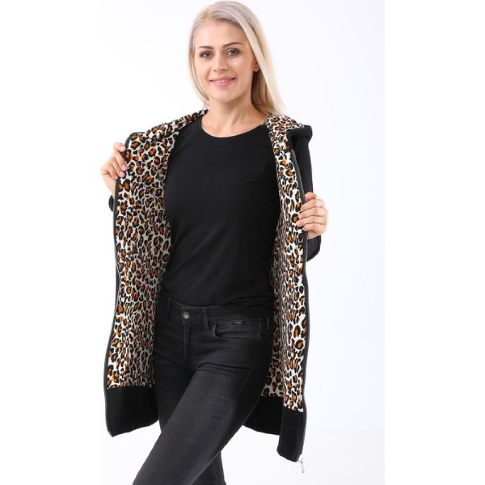 Leopar Desenli Ceket Bayan Ceket Fiyatı