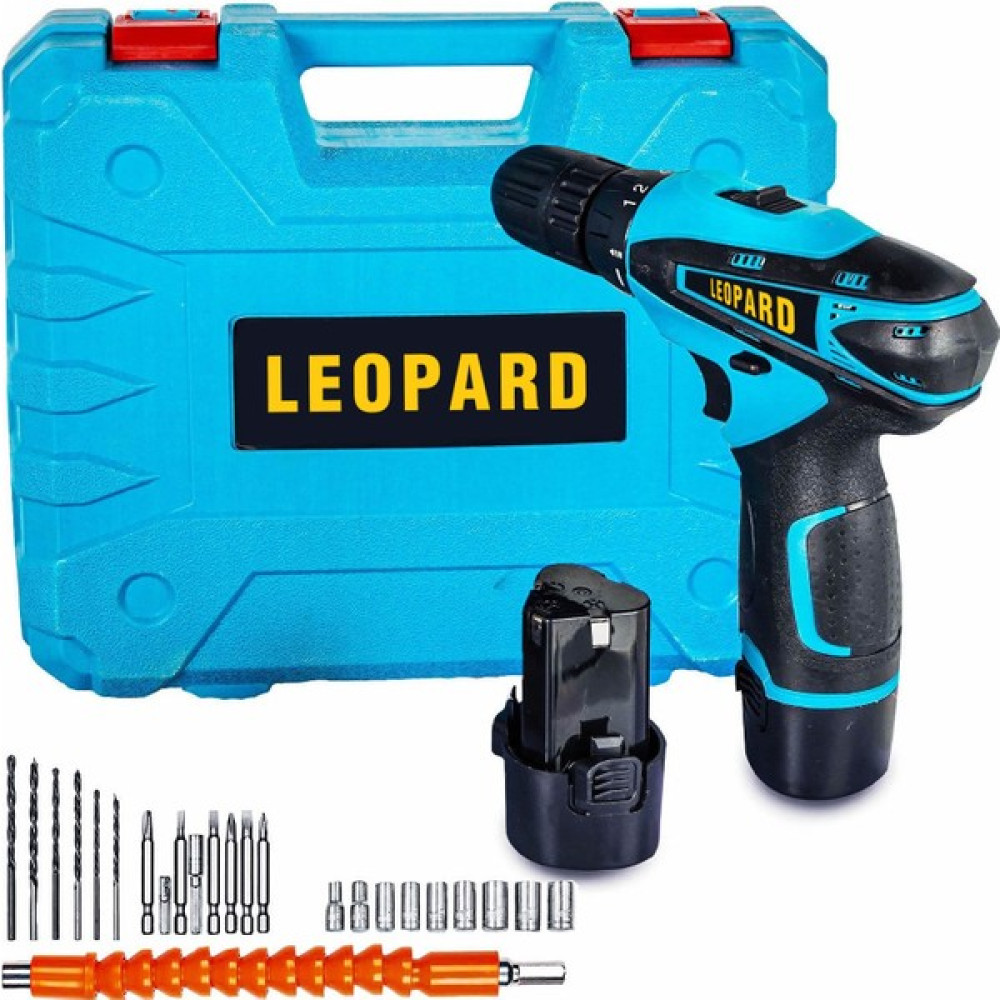 Leopard Çift Metal Şanzuman 32 V Sjs Çift Akülü Şarjlı Vidalama Matkap + 24 Parça Set Mavi Elektrikli El Aletleri Fiyatı