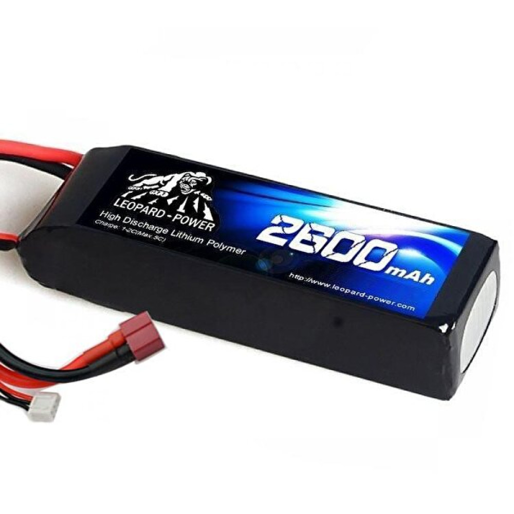 Leopard Power 2600 mAh 14.8V 4S 25C Lityum Polimer Lipo Batarya Pil T Plug Drone Aksesuarları Fiyatı