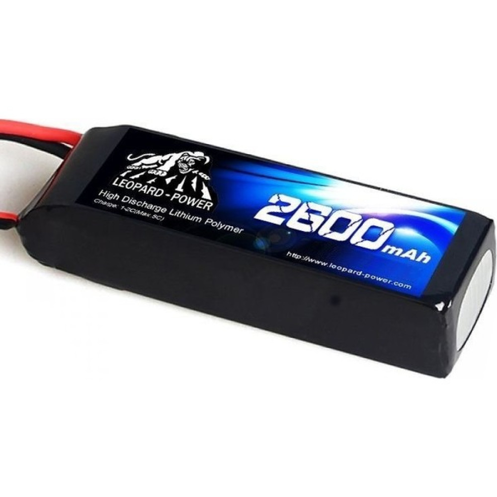Leopard Power 2600 mAh 22.2V 6S 25C Lityum Polimer Lipo Batarya Pil T Plug - Siyah Drone Aksesuarları Fiyatı