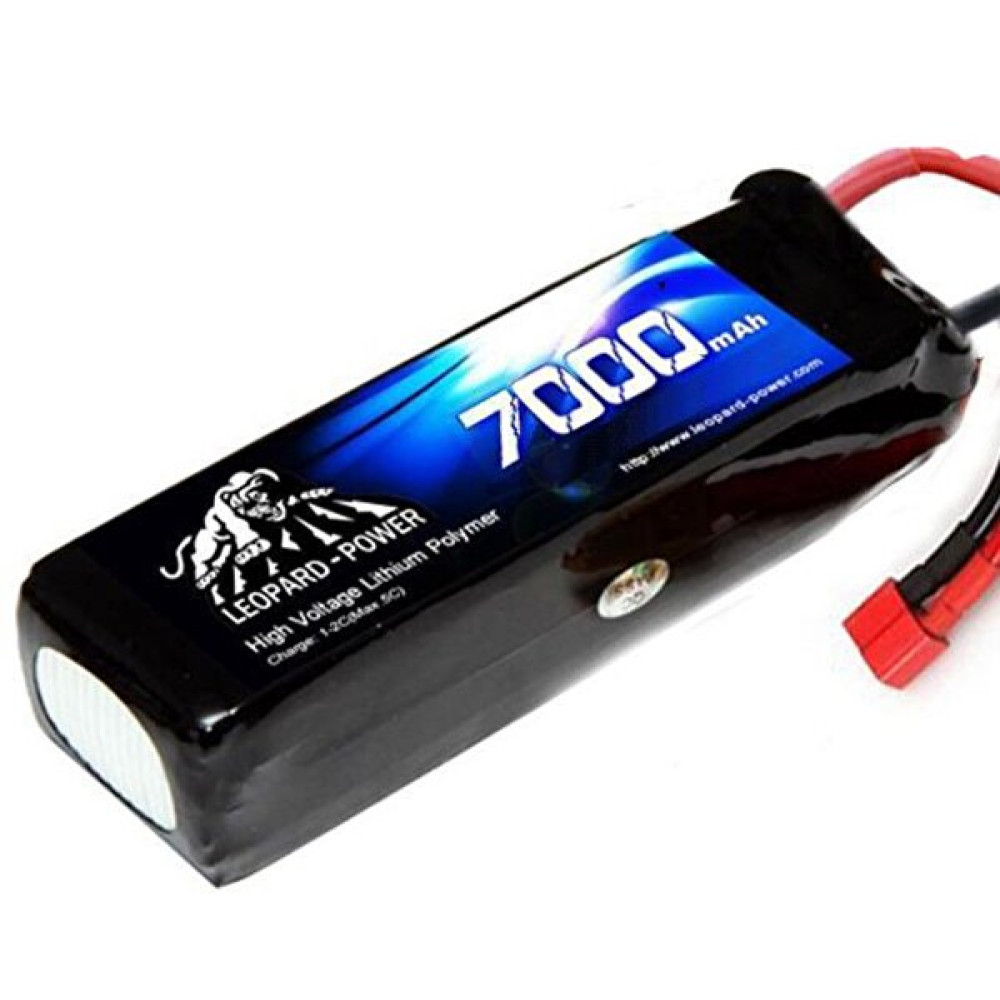 Leopard Power 7000 mAh 22.2V 6S 90C Lityum Polimer Lipo Batarya Pil Xt90-S Plug Drone Aksesuarları Fiyatı